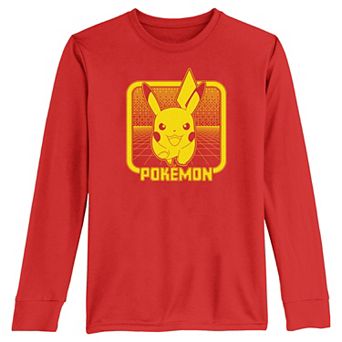 Boys 8-20 Pokemon Pikachu Long Sleeve Tee