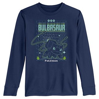 Boys 8-20 Pokemon Bulbasaur Long Sleeve Tee