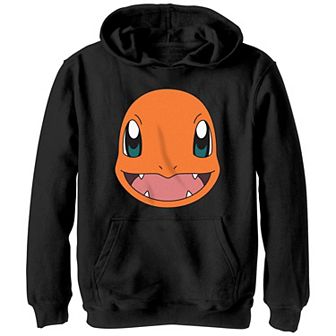 Boys Pokemon Charmander Smiley Face Graphic Hoodie