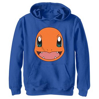 Boys Pokemon Charmander Smiley Face Graphic Hoodie