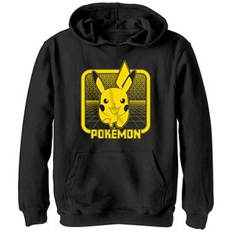 Boys Pokemon Pikachu Running Graphic Hoodie