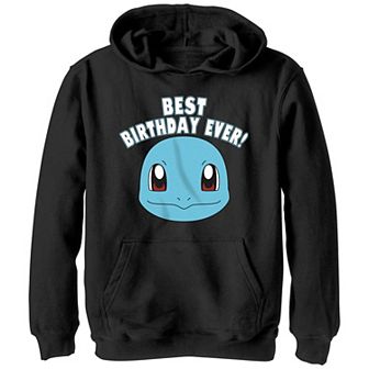 Boys Pokemon Squirtle Best Birthday Ever Graphic Hoodie