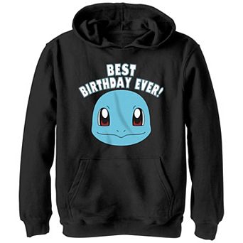 Boys Pokemon Squirtle Best Birthday Ever Graphic Hoodie