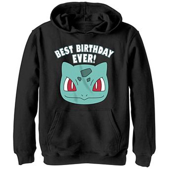Boys Pokemon Bulbasaur Best Birthday Ever Graphic Hoodie