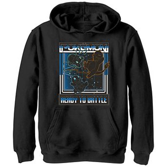 Boys Pokemon Starters Ready To Battle Graphic Hoodie