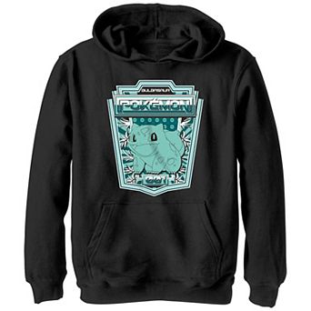 Boys Pokemon Bulbasaur Badge Graphic Hoodie