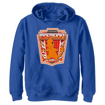 Boys Pokemon Charmander Badge Graphic Hoodie