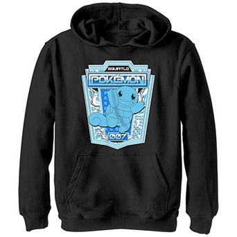 Boys Pokemon Squirtle Badge Graphic Hoodie