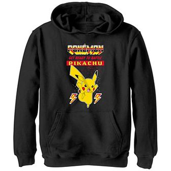 Boys Pokemon Pikachu Ready To Battle Graphic Hoodie