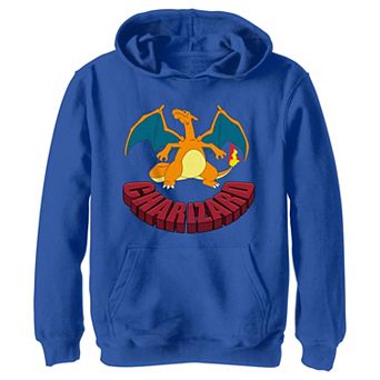 Boys Pokemon Charizard Poster Graphic Hoodie
