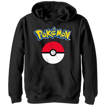 Boys Pokemon Classic Pokeball Graphic Hoodie