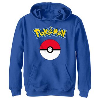 Boys Pokemon Classic Pokeball Graphic Hoodie