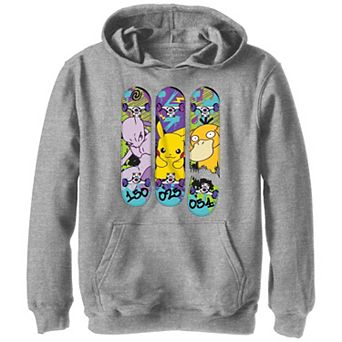 Boys Pokemon Skateboards Designs Graphic Hoodie