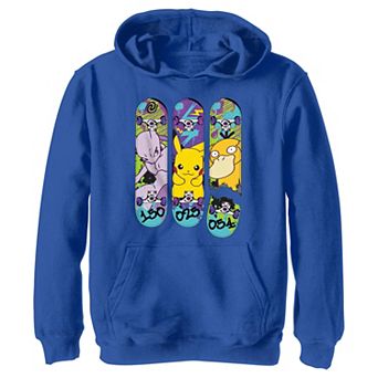 Boys Pokemon Skateboards Designs Graphic Hoodie
