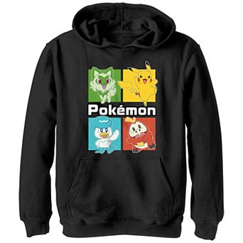 Boys Pokemon Newest Starters Graphic Hoodie