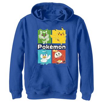 Boys Pokemon Newest Starters Graphic Hoodie