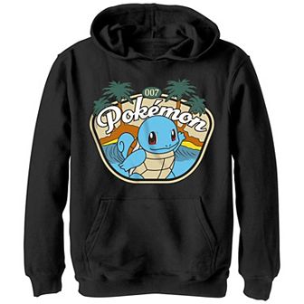 Boys Pokemon Squirtle Beach Badge Graphic Hoodie