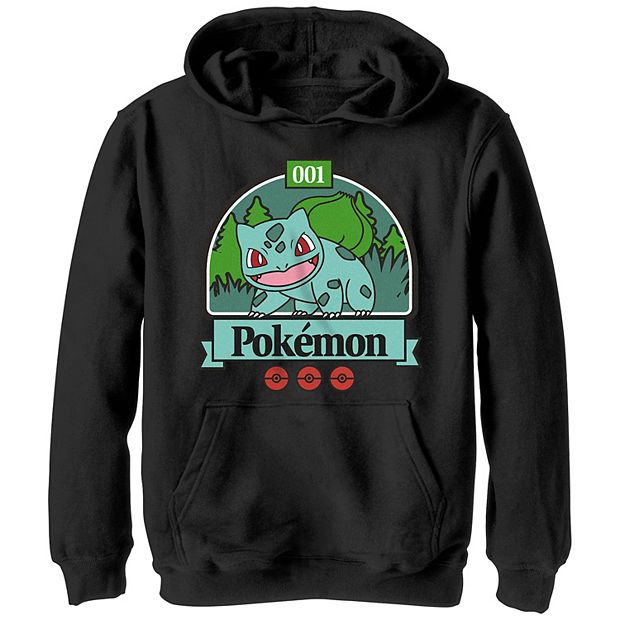 Boys Pokemon Bulbasaur Number Graphic Hoodie