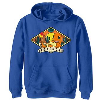 Boys 4-20 Pokemon Charmander Desert Badge Graphic Hoodie