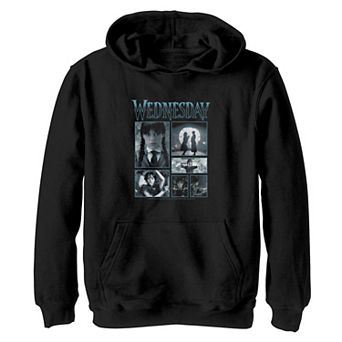 Girls 7-16 Wednesday TV Show Scenes Graphic Hoodie