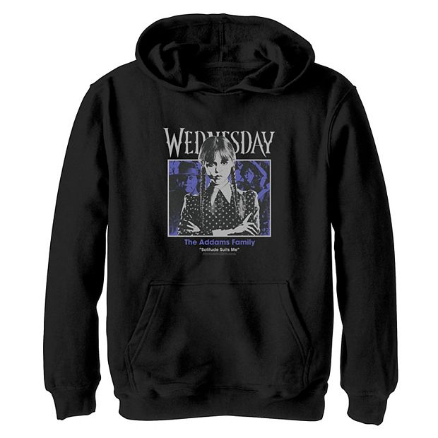 SKIN WEDNESDAY フーディー パーカー Wednesday Addams Family Sweatshirt Black 3XL Hot Topic Netflix NWT