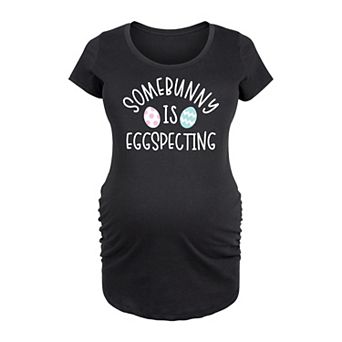 Maternity Somebunny Expecting Graphic Tee