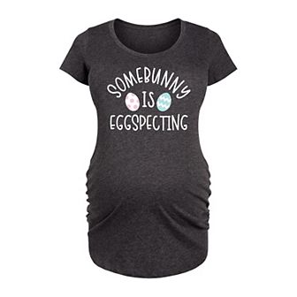 Maternity Somebunny Expecting Graphic Tee