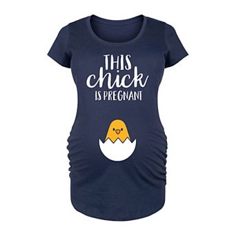 Maternity This Chick Is Pregnant Graphic Tee