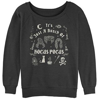 Juniors' Hocus Pocus It's A Bunch Of Hocus Pocus Doodles Graphic Slouchy Terry