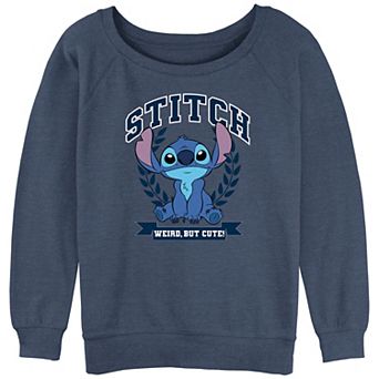 Disney's Lilo & Stitch Weird But Cute Stitch Crest Juniors' Graphic Pullover