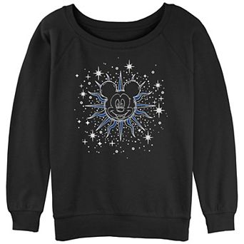 Juniors' Mickey Mouse Celestial Portrait Graphic Slouchy Terry