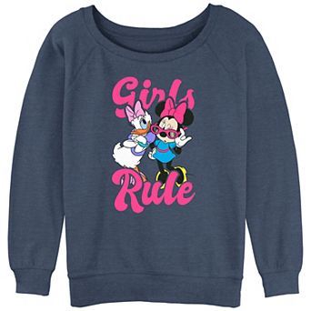 Juniors' Minnie Mouse And Daisy Girls Rule Graphic Slouchy Terry