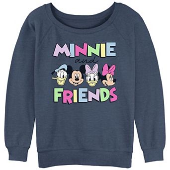 Juniors' Minnie Mouse And Friends Graphic Slouchy Terry