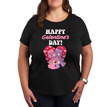 Plus Care Bears Happy Galentine's Day Graphic Tee