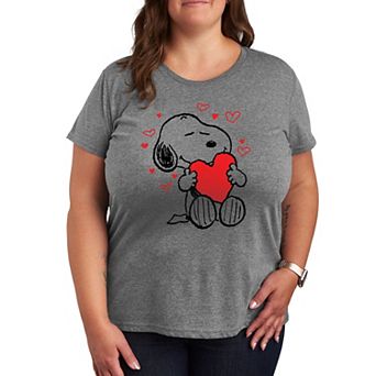 Plus Peanuts Snoopy Hearts Graphic Tee