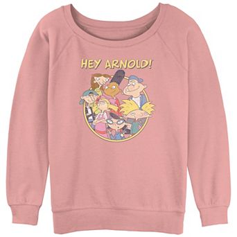 Juniors' Hey Arnold Classic Group Graphic Slouchy Terry