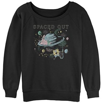 Juniors' SpongeBob SquarePants Spaced Out Graphic Slouchy Terry