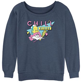 Juniors' The Little Mermaid Chill Vibes Graphic Slouchy Terry