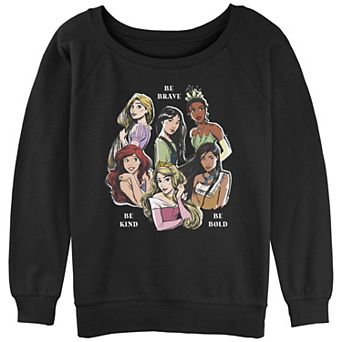 Juniors' Disney Princess Group Graphic Slouchy Terry