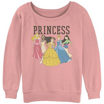 Juniors' Disney Princess Varsity Team Graphic Slouchy Terry
