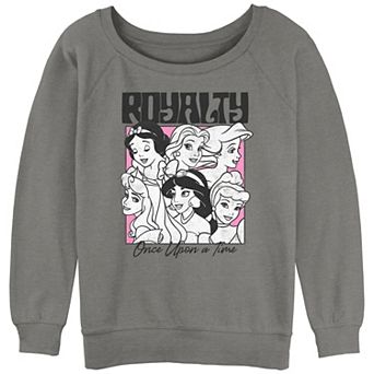 Juniors' Disney Princess Royalty Once Upon A Time Graphic Slouchy Terry