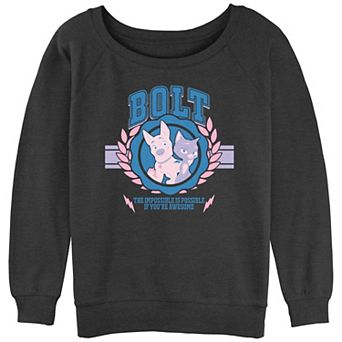 Disney's Bolt The Impossible Is Possible Juniors' Graphic Pullover