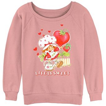 Juniors' Strawberry Shortcake Life Is Sweet Graphic Slouchy Terry