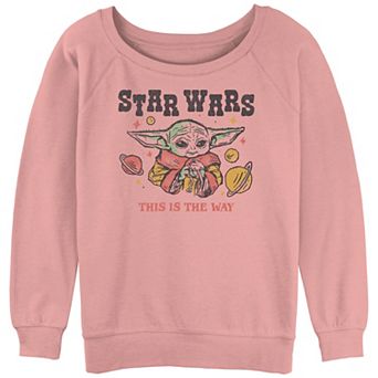 Juniors' The Mandalorian This Is The Way Graphic Slouchy Terry