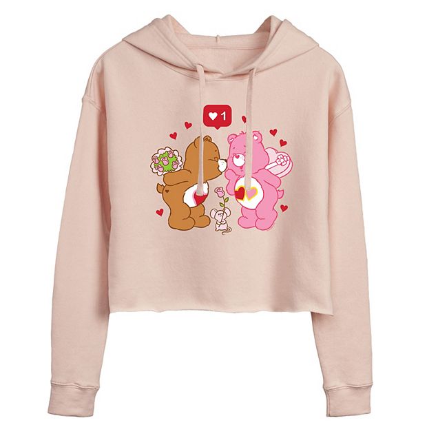 Juniors Care Bears New Like Cropped Hoodie