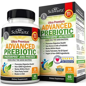 BioSchwartz Advanced Prebiotic 60 Capsules