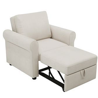Merax 3-in-1 Sofa Bed Chair,convertible Sleeper Chair Bed