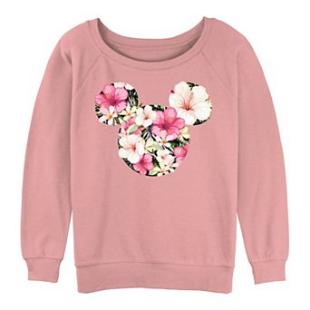 Juniors' Mickey Mouse Tropical Mouse Graphic Slouchy Terry