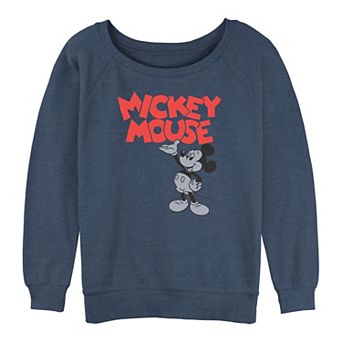 Juniors' Mickey Mouse Classic Graphic Slouchy Terry