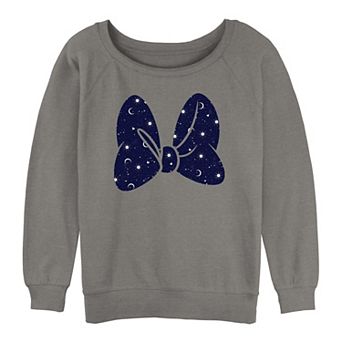 Juniors' Minnie Mouse Galaxy Print Graphic Slouchy Terry